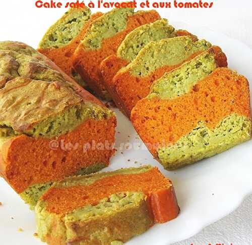 Cake salé à l'avocat et aux tomates