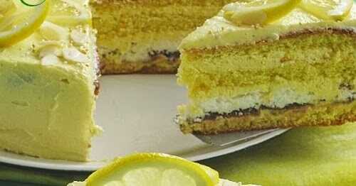 Gâteau à la crème de citron (lemon curd)