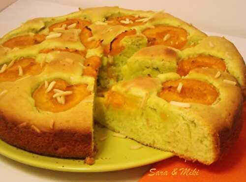 Gâteau aux abricots et amandes