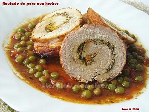 Roulade de porc aux herbes