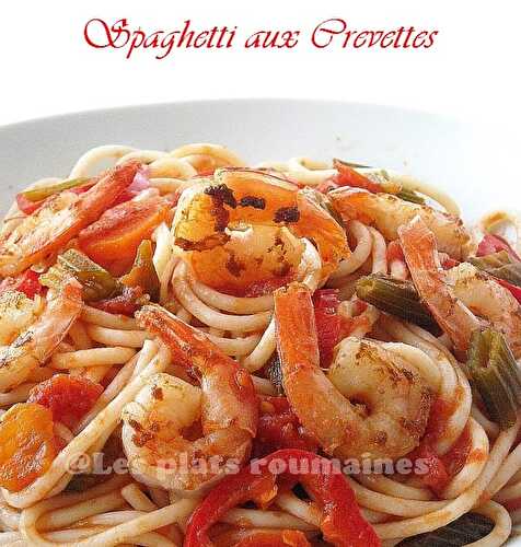 Spaghetti aux crevettes