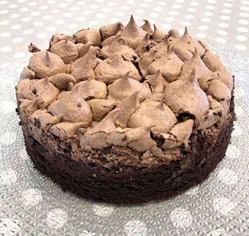 Gâteau chocolat meringué
