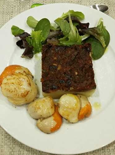 NOIX DE ST JACQUES AU CITRON AVEC SA GRASSOISE