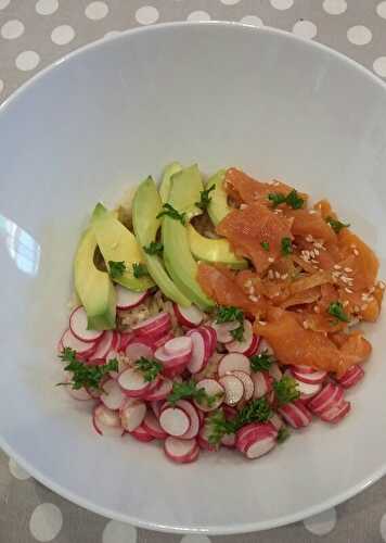 POKE BOWL SAUMON CRU AVOCAT