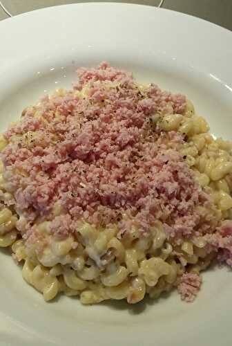 RISOTTO COQUILLETTES JAMBON FAÇON J.FRANCOIS PIEGE