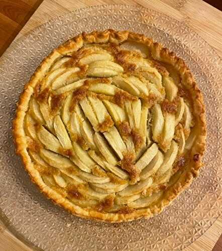 Tarte amandine aux pommes