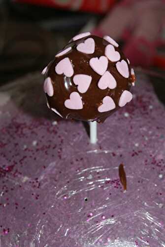 Cake pops tout chocolat