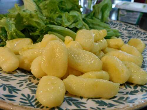 Gnocchis de pomme de terre (sans gluten - allergène : oeuf)
