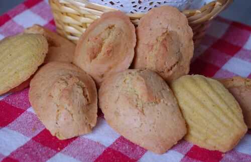 Madeleines sans oeufs, sans lait ni blé (mais avec amande) de Doriane