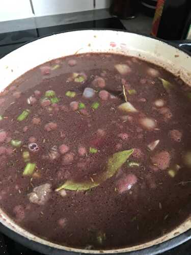 Bœuf bourguignon aux champignons