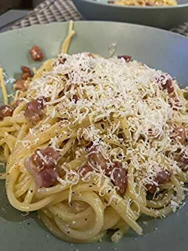 Pâtes à la carbonara