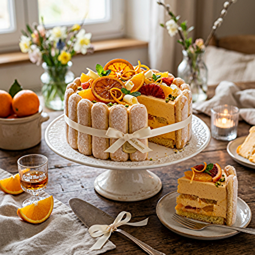 🌻Charlotte à l’orange et au Grand Marnier