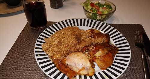 HAUT DE CUISSE DE POULET AU SIROP D'ÉRABLE ET AU VINAIGRE BALSAMIQUE À LA MIJOTEUSE