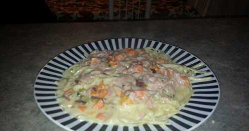 LINGUINE AU JAMBON (Johanne)