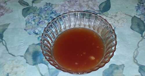 SAUCE ROUGE POUR BROCHETTE AU POULET (Claudette)