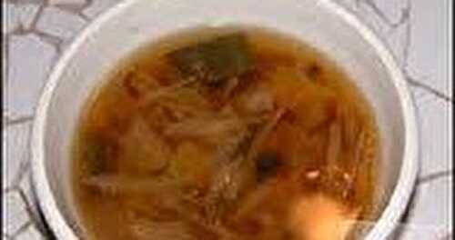 SOUPE AU CHOU