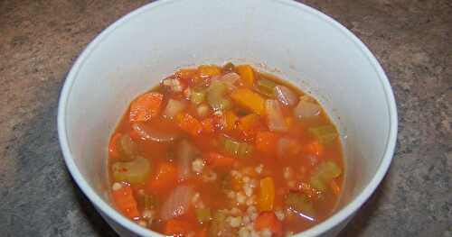 SOUPE AUX LÉGUMES