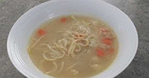 SOUPE AUX VERMICELLES MAISON