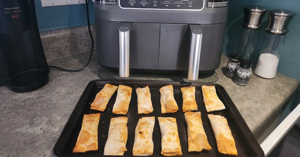 EGG ROLL PIZZA - NINJA AIR FRYER 