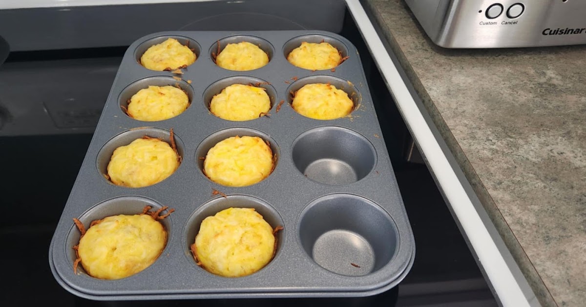 MINI-QUICHES JAMBON ET FROMAGE DANS UN MOULE À MUFFIN