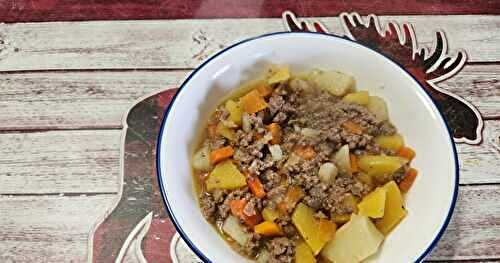 SAUTÉ CAMPAGNARD À LA VIANDE HACHÉE ET AUX LÉGUMES
