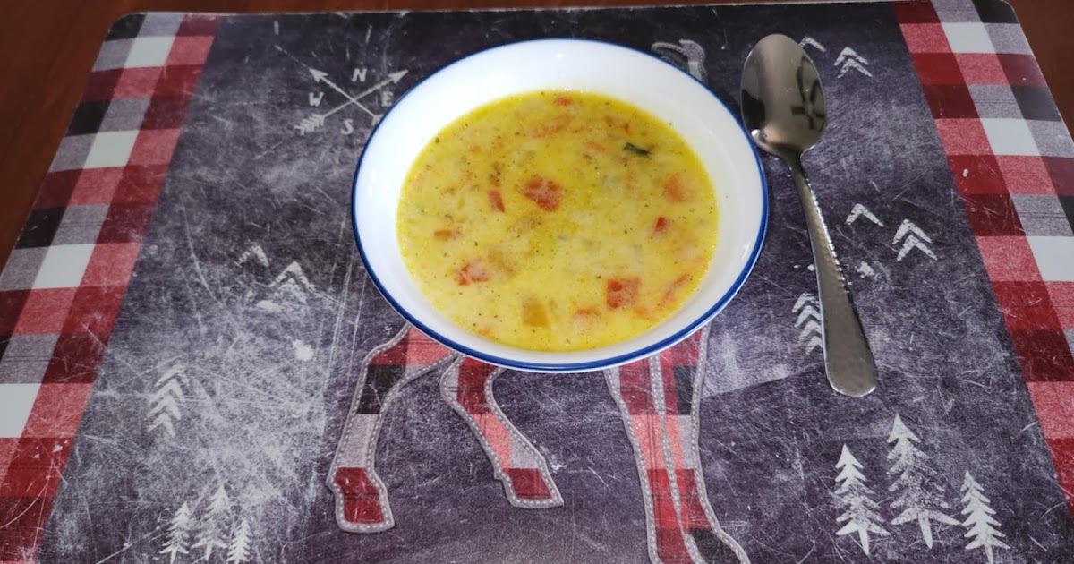 SOUPE CRÉMEUSE AUX LÉGUMES