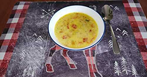 SOUPE CRÉMEUSE AUX LÉGUMES