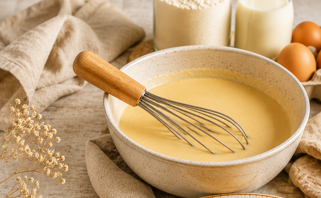 PÂTE À CRÊPES MOELLEUSE