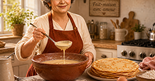 PÂTE À CRÊPES SALÉE OU SUCRÉE