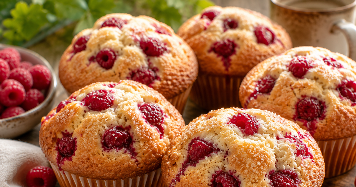 MUFFINS AUX FRAMBOISES
