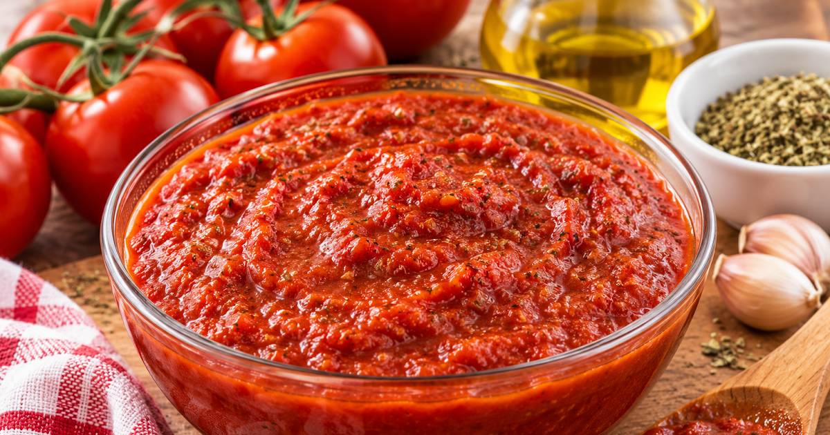 SAUCE A PIZZA BOUBOU (VERSION INSPIRÉE DE LA CÉLÈBRE PIZZA DE JONQUIÈRE) 🍕