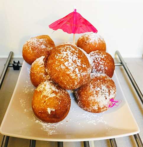 Beignets légers au sucre glace