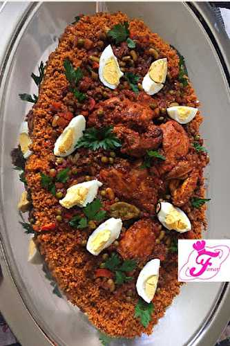 Couscous Poulet à la tomate Façon Thiep