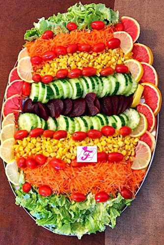 Salade Composée colorée