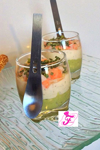 Verrines Avocat - Crevettes