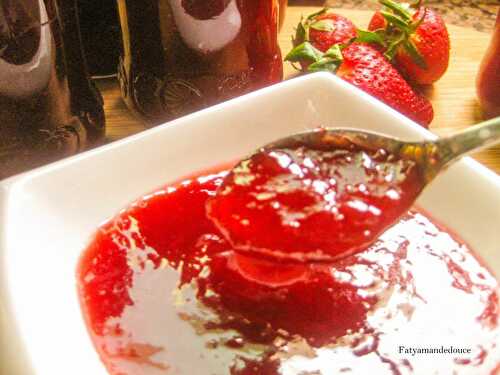 Confiture de fraises maison