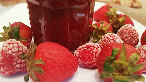 CONFITURE FRAISE FRAMBOISE