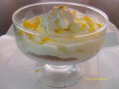 Crème au citron Spéculoos - Les recettes de Faty