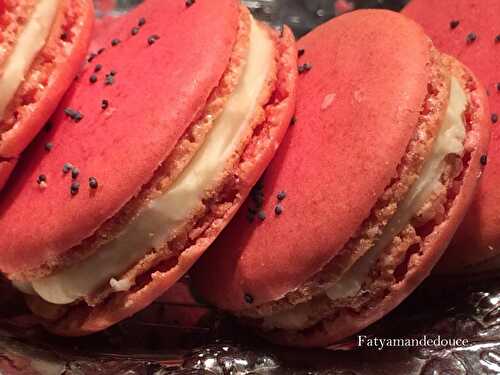 Macarons à la framboise