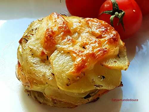 Mille feuille de pomme de terre et courgette