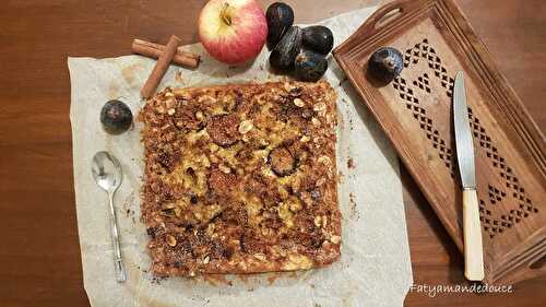 MOELLEUX AUS FIGUES FRAICHES,POMMES ET CANNELLE