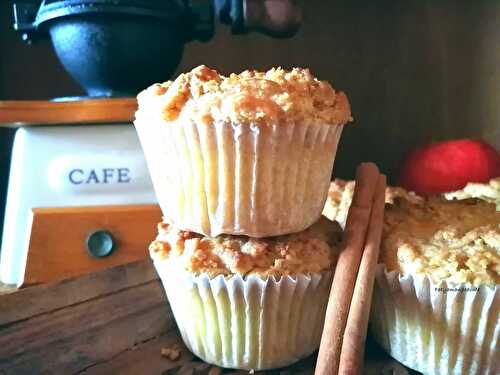 MUFFINS AUX POMMES ET CRUMBLE