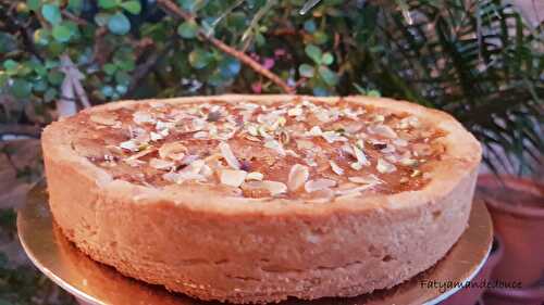 TARTE A L'ABRICOT ET AUX AMANDES