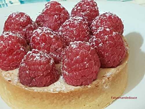 Tarte aux framboises