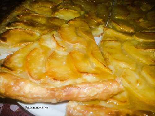 Tarte fine aux pommes - Les recettes de Faty