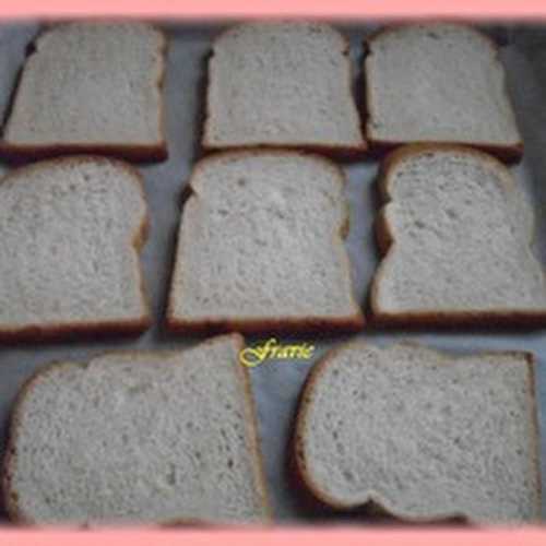 Pain de mie oignons/lardons