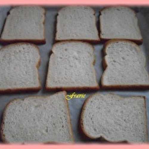 Pain de mie oignons/lardons