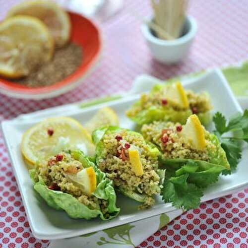 Bouchées de taboulé au citron