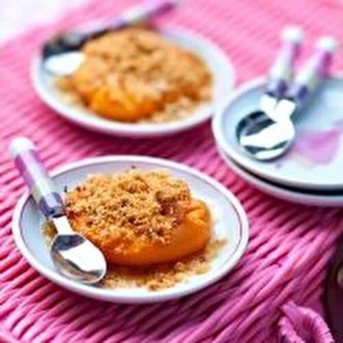 Crumble aux abricots