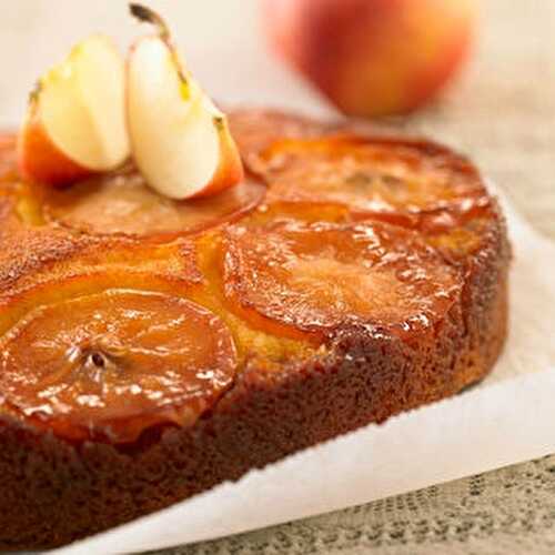 Gâteau aux pommes caramélisé